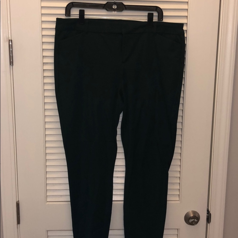 Forrest green pixie pants